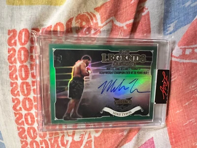 2022 Leaf Vibrance Mike Tyson Auto Autograph Boxing Card Factory Sealed World Ch - Image 1 of 2