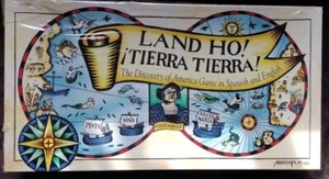 NUOVO Land Ho Gioco da Tavolo Tierra Discovery of America Spagnolo Inglese Aristoplay - Foto 1 di 2