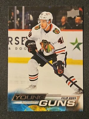 22-23 Upper Deck Filip Roos Young Guns Rookie 🚨🚨🚨 Chicago Blackhawks  - Image 1 of 2
