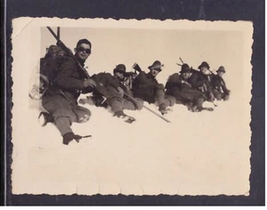 Fotografia Foto Soldati Alpini Campo invernale KK5137 - Imagen 1 de 1