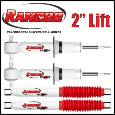 Rancho Front 2" Lift Struts & Rear Shock Set 2015-20 Chevy Suburban GMC Yukon XL - Image 1 of 4