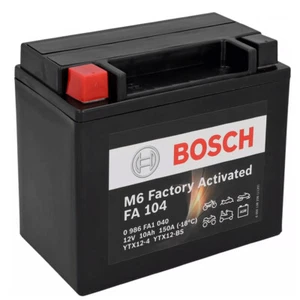 Batería Bosch Sellada M6 FA104 YTX12-BS Gilera Runner VX 4T 125 2000-2001 - Imagen 1 de 5