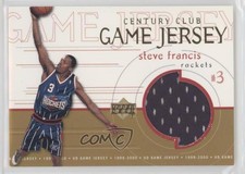 1999-00 Upper Deck Game Jersey Steve Francis #GJ43 Rookie RC