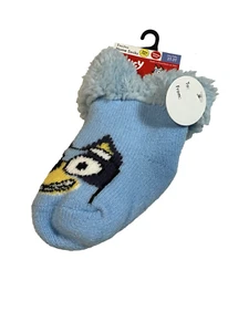 Bluey Baby Kleinkind Hausschuhe Socken Greifer Größe 2T 3T - Bild 1 von 4