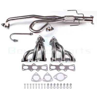 FOR FORD PROBE/MAZDA MX6 2.5 V6 STAINLESS STEEL RACING HEADER EXHAUST MANIFOLD - Image 1 of 4