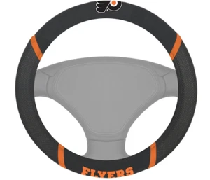 NEW NHL Philadelphia Flyers Black Mesh Extra Grip Steering Car Truck Wheel Cover - Picture 1 of 4