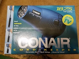 Conair cord keeper with retractable cord blow dryer NIB NOS #079R - Picture 1 of 2