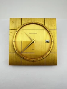 Orologio De Scrivania Jaeger LeCoultre  Elegante Meccanico Carica Manuale Datari - Picture 1 of 6