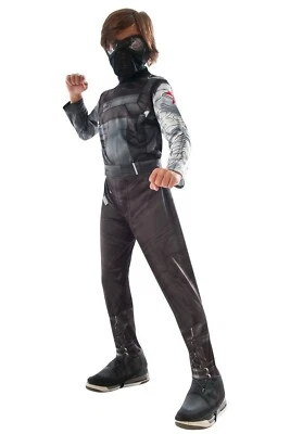 Rubíes Capitán América 3 Disfraz Soldado de Invierno Niño Talla Pequeña 4-6 NUEVO Foto 1 de 3