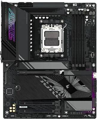 Gigabyte X870E AORUS ELITE WIFI7 AMD AM5 ATX Desktop Motherboard - Image 1 of 3