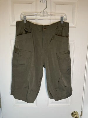 W Brand Tactical Series Cargo Shorts 36” Waist Olive Green - Image 1 of 3