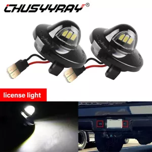 2PCS License Plate Light Tag Lamp Assembly Replacement For 1983-2011 Ford Ranger - Foto 1 di 13
