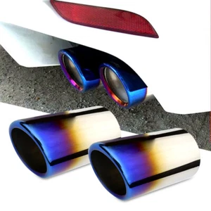 2 piezas tubo trasero con punta de silenciador de escape azul apto para Toyota Camry XV70 SE 2018-2022 - Imagen 1 de 5