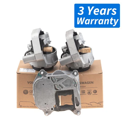 OEM Pair of Engine Mounts and Transmission Mount For Audi A6 A7 S6 2.8L 3.0T - Image 1 of 4
