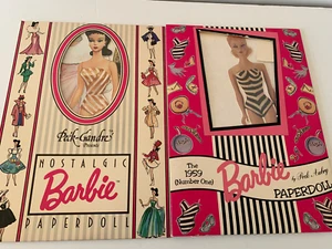 VINTAGE PAPER DOLL BARBIES NUMBER ONE & NOSTALGIC BARBIE - Picture 1 of 2