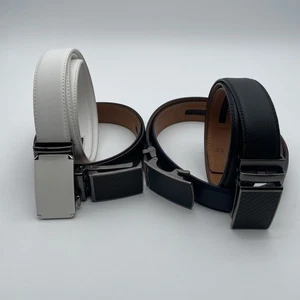 4 cinturones de trinquete de cuero Kemisant/Bulliant para hombre hebillas ajustables - 4 colores - Imagen 1 de 6