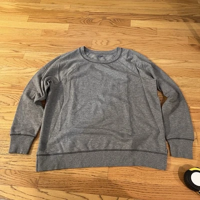 Sudadera pulóver gris suave para mujer Aerie, talla extra grande, manga larga Foto 1 de 4
