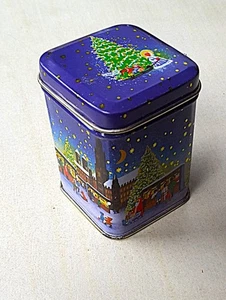 Weihnachtsdose - Quader - sehr gut erhalten - Bild 1 von 7