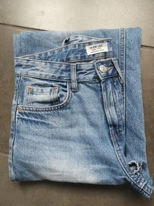 Next Jeans Women's Blue Wide Leg High Rise Jeans Size 6P - Picture 1 of 5