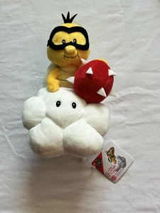 Super Mario All Star Collection Kids Stuffed Plush 1448 Lakitu 8" 2015 Nintendo - Picture 1 of 6