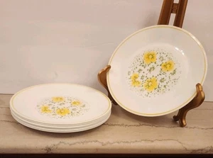 7 Corelle Corning April Flowers 8-1/2" Dessert - Salad Plates - Picture 1 of 3
