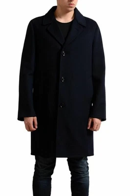 Tom Ford Men's Wool Cashmere Navy Blue Three Button Coat Size XS S M - Image 1 of 4