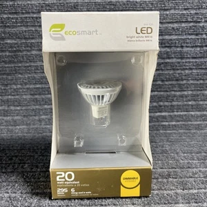 Ecosmart 20W Equivalent MR16 Bright White LED Dimmable Light Bulb #866920 NEW - Picture 1 of 3