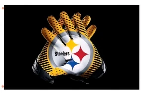 Pittsburgh Steelers 6 Time Super Bowl Champions 3x5 Banner Flag - Picture 1 of 2