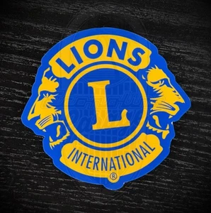 Lions Club International 3” Sticker Decal NEW Waterproof “We Serve” USA - Picture 1 of 2