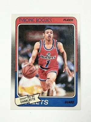 1988-89 Fleer - Muggsy Bogues #13 (RC) - Image 1 of 3