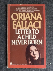 Letter to a Child Never Born : Orianna Fallaci (PB) : Vintage! - Picture 1 of 4