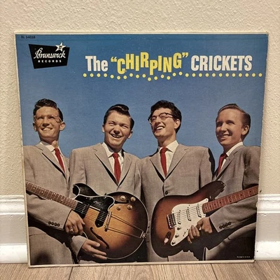 The Chirping Crickets Buddy Holly LP Brunswick 1957 vinyl mono bl 54038 OG Foto 1 de 4