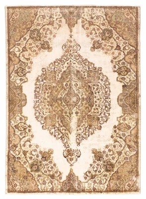 Alfombra oriental vintage anudada a mano 7'10" x 10'10" alfombra tradicional de lana Foto 1 de 4