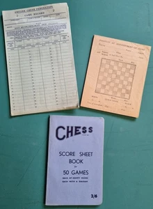 Vintage chess stationery from the 1950s. - Picture 1 of 9