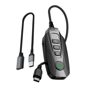 USB Mini Sound Card External with Virtual Surround Sound 7.1 Channel for Gaming - Picture 1 of 8