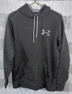 Under Armour Hombres Sudadera con Capucha Gris Medio Tormenta Polar Suelto Suéter Pullover LG 29x23 - Imagen 1 de 4
