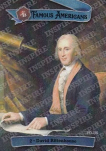 2021 FAMOUS AMERICANS PARALLEL - DAVID RITTENHOUSE /25 #2 - Bild 1 von 2
