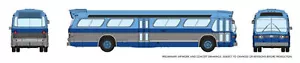 Rapido 573005 N Scale New York New Look Bus Blue - Picture 1 of 1