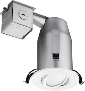 3 in. Matte White Recessed LED Gimbal Lighting Kit by Lithonia Lighting - Picture 1 of 6
