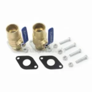 Grundfos 96806138, Set di valvole di isolamento dielettriche in bronzo sudato da 1-1/2" - Foto 1 di 1