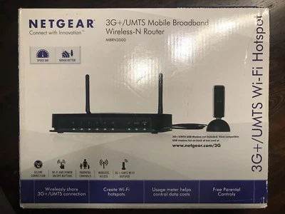 Netgear Mobile Broadband Wireless-N Router/MBRN3000-100PES - Router 3G+/UMTS - Bild 1 von 4