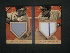 JACKSON GRANDERSON 2013 AMERICA'S PASTIME BASEBALL FRONT-ROW FABRICS BOOKLET /99