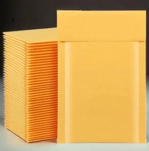 #00 5.5"x10" Kraft Bubble Mailers Padded Shipping Protection Envelopes Bubble - Picture 1 of 5