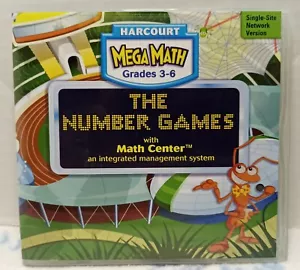 Math: Harcourt Mega Math Grades 3-6 The Number Games CD ROM - Foto 1 di 5