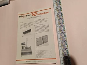 Rivarossi - Foglio illustrativo installazione banchine e stazioni (1-66 6198) - Foto 1 di 3