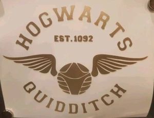 HARRY POTTER Hogwarts Quidditch Snitch Decal Vinyl Wall Window Laptop Sticker - Picture 1 of 1