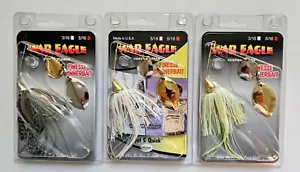 (Set of 3) War Eagle Finesse Spinnerbaits 5/16 oz 3 Colors In Set New - Picture 1 of 12