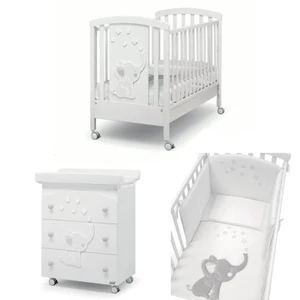 Erbesi - Set Lettino + Bagnetto + Piumone Elly - Spedizione Gratuita - Foto 1 di 4