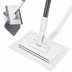 Eco-Friendly Mini Flat Dust Mop Starter Kit 1 Second Installation Wet/Dry - Picture 1 of 8
