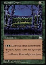 Tranquil Grove PL Weatherlight MTG Magic The Gathering Green English Card